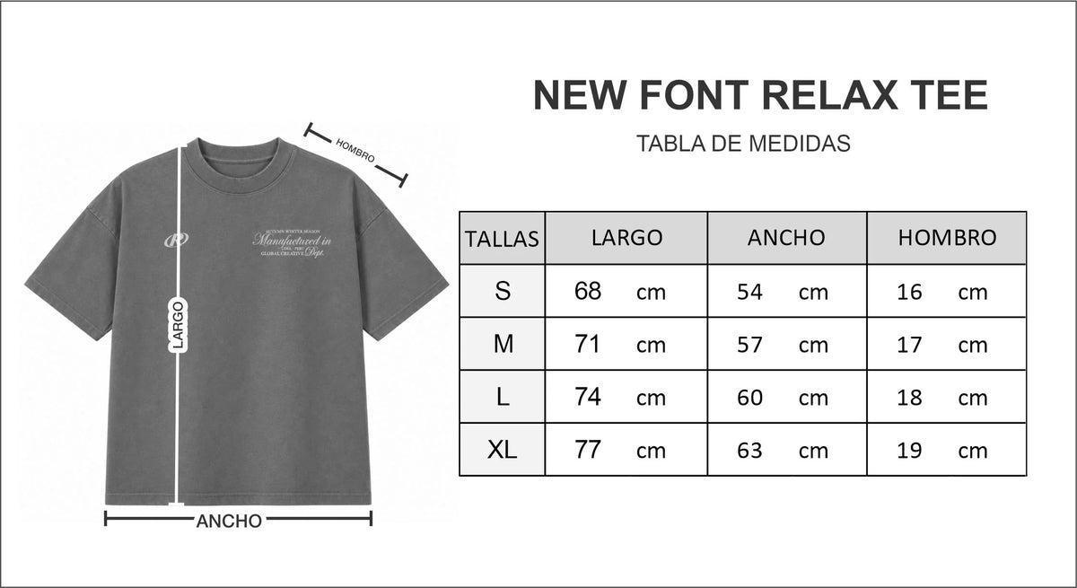 NEW FONT RELAX TEE