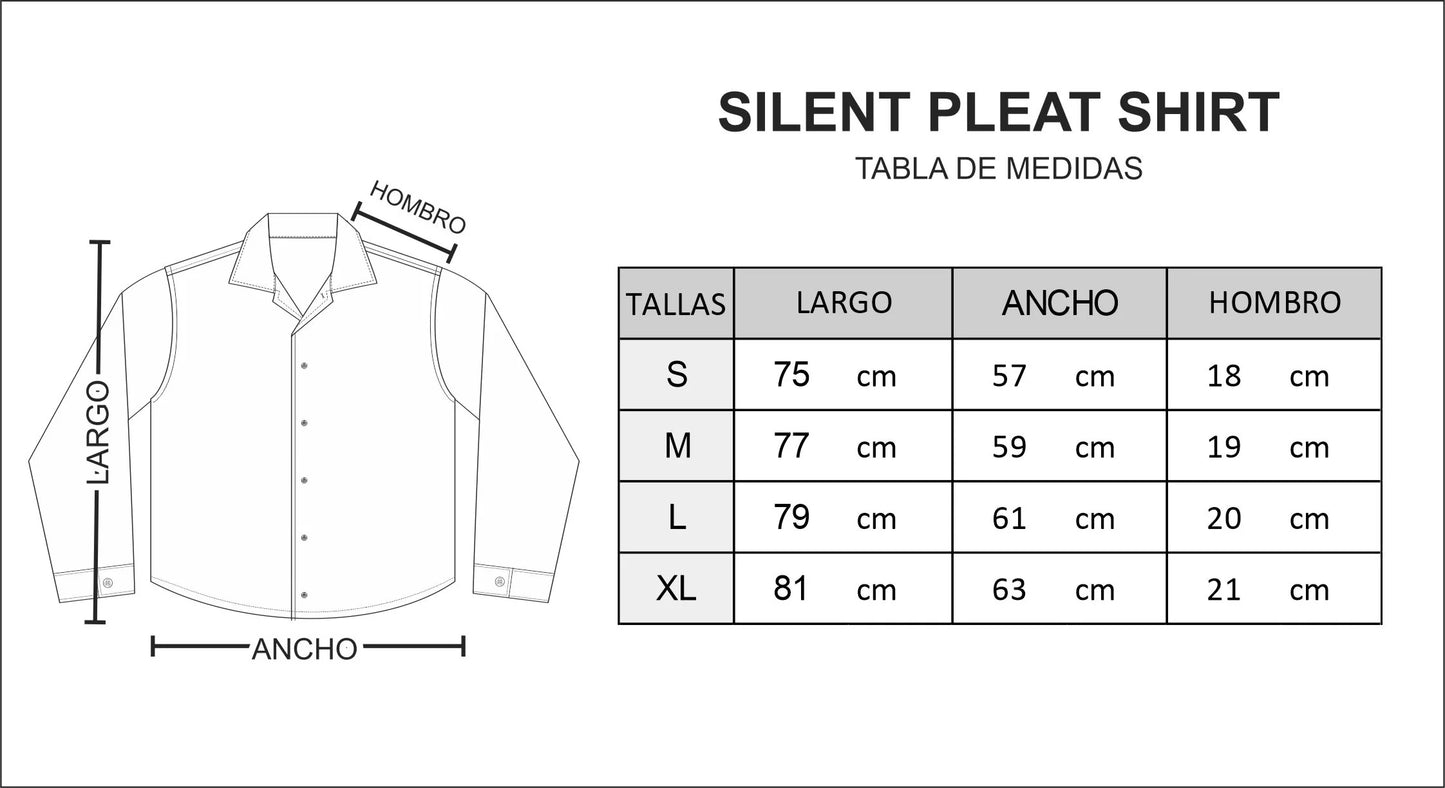 SILENT PLEAT SHIRT
