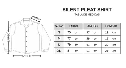 SILENT PLEAT SHIRT