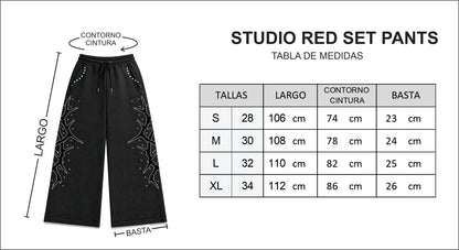 STUDIO RED SET PANTS