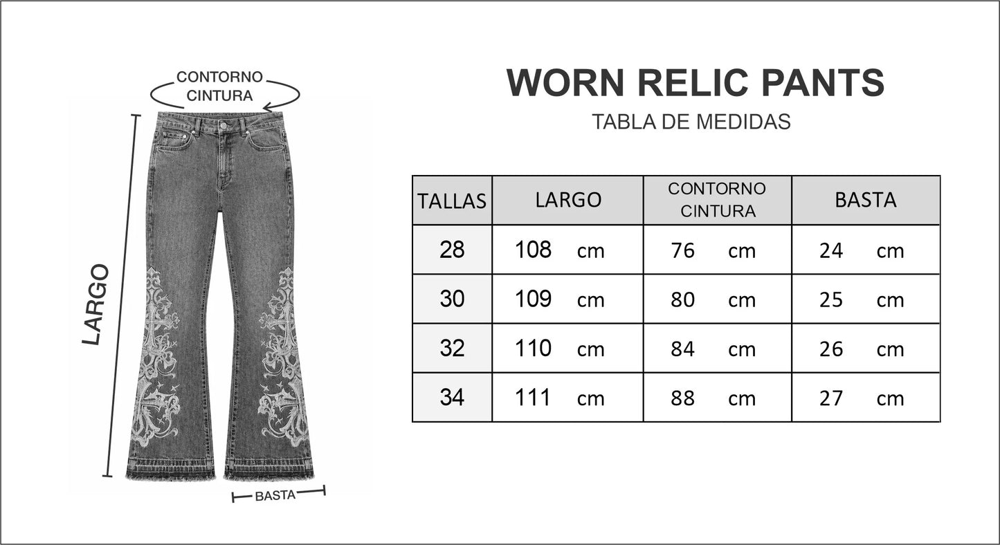 WORN RELIC PANTS