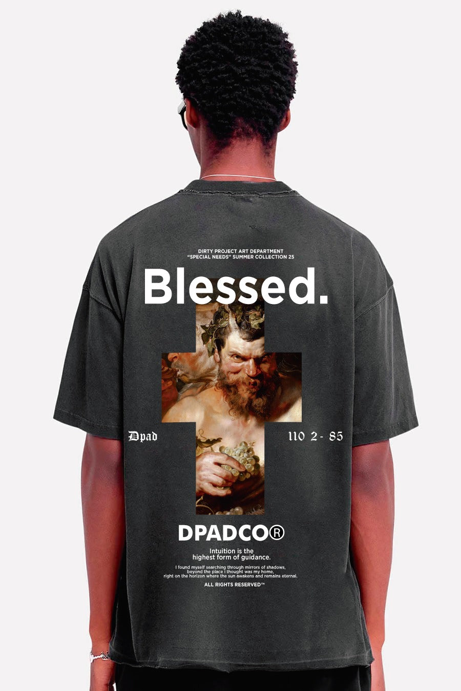 Blessed Print Tee Over