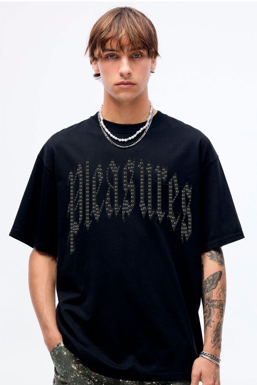 Pleasures Studs Boxy Tee