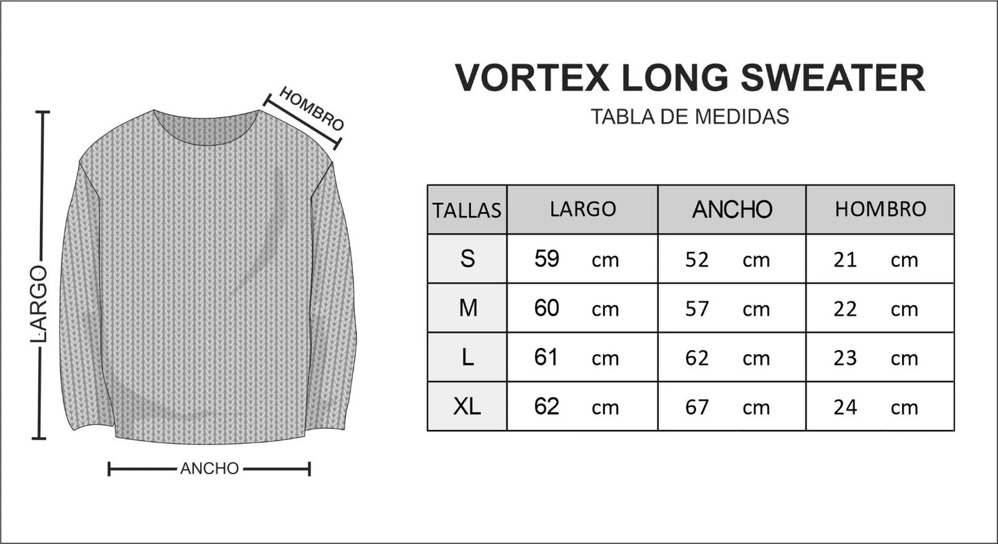 VORTEX LONG SWEATER