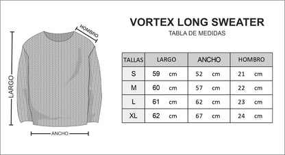 VORTEX LONG SWEATER