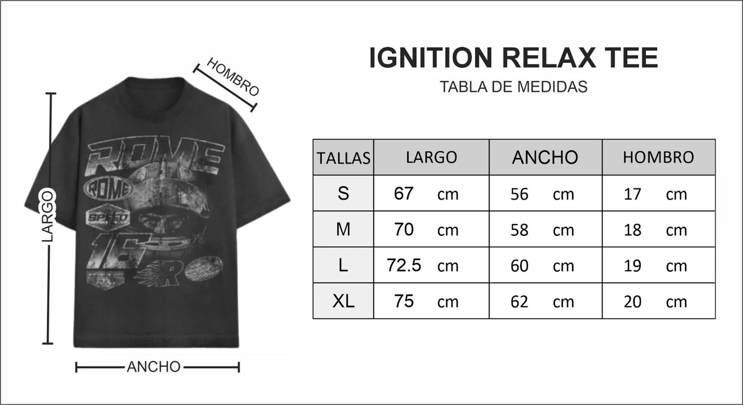 SKULL RACING RELAX TEE