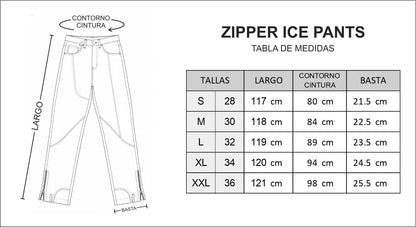 ZIPPER ICE PANTS